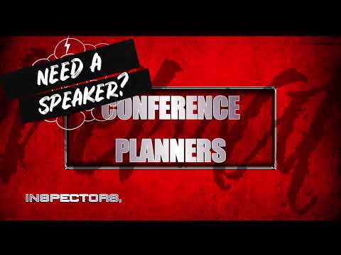 Content / Speakers for Inspection Conference Planners