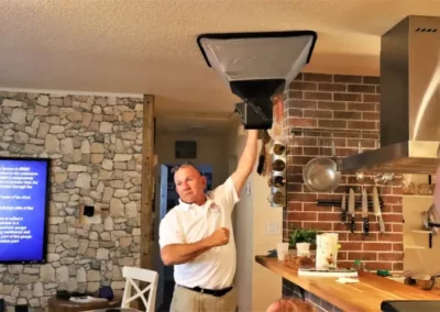 Jeff Clair shows how to use a home inspection tool